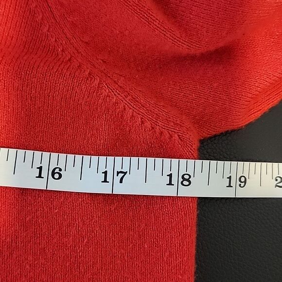 French Connection Mars red cowel neck tunic sweater Size L - Picture 9 of 10